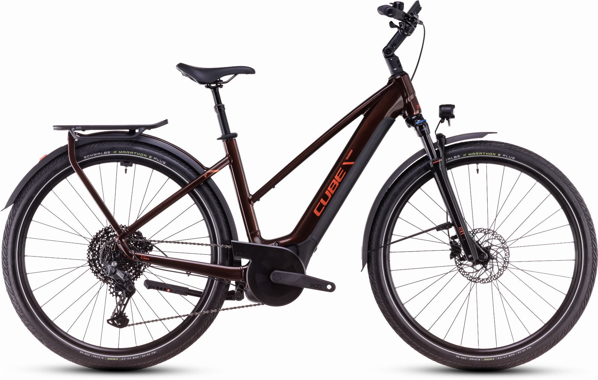 Cube Touring Hybrid Pro 625 Wh E-Bike Trapeze 28" cinnamon ́n ́orange - 50 cm