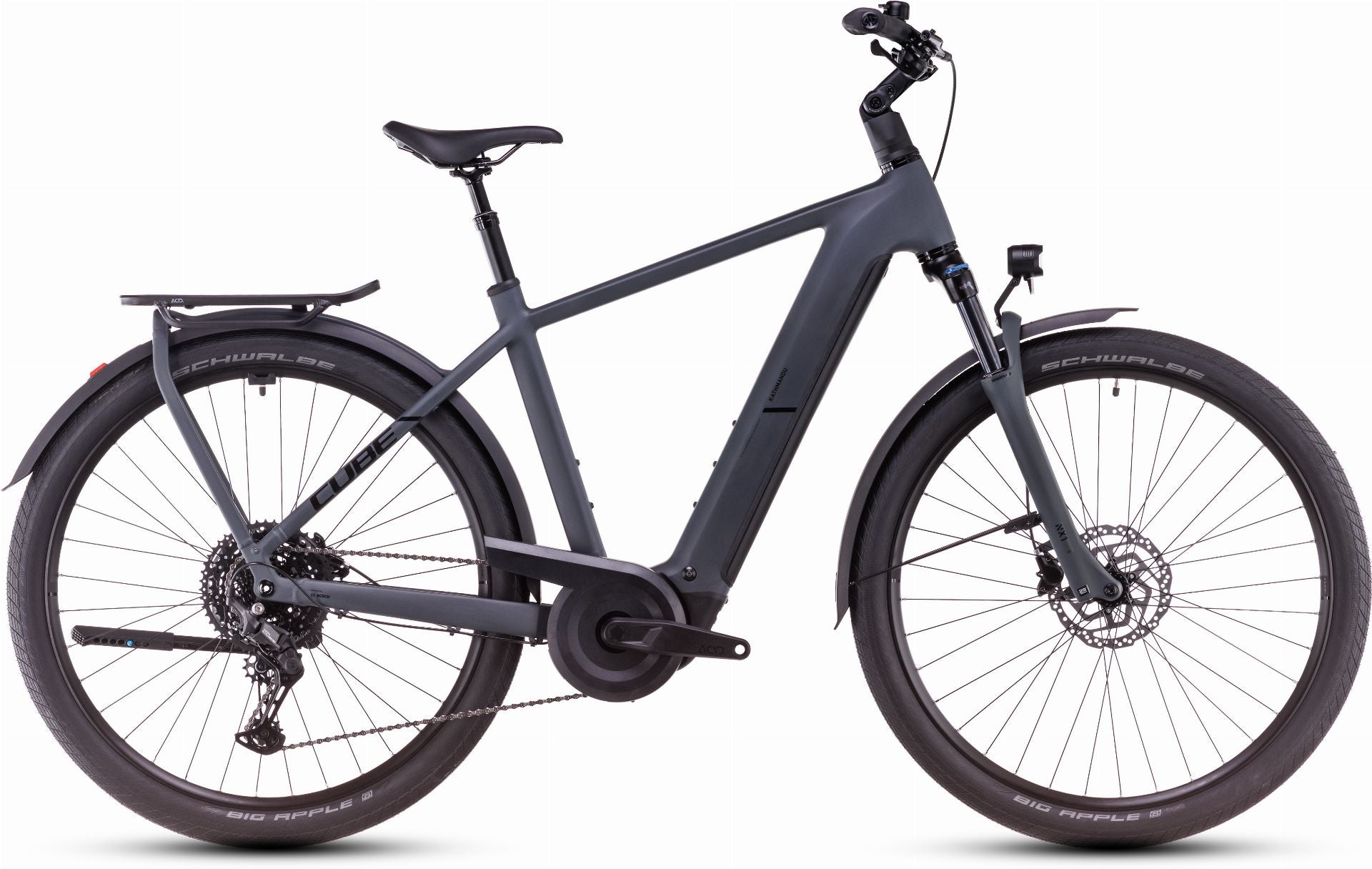 Cube Kathmandu Hybrid One 600 Wh E-Bike Diamant 28" shadowgrey ́n ́black - 50 cm