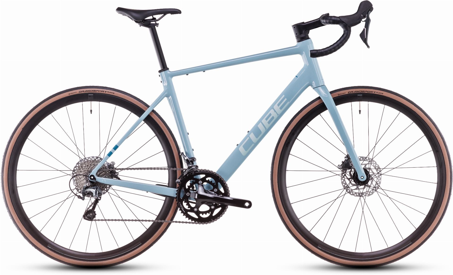 Cube Attain Race Rennrad Diamant 28" tealgrey ́n ́ice - 47 cm