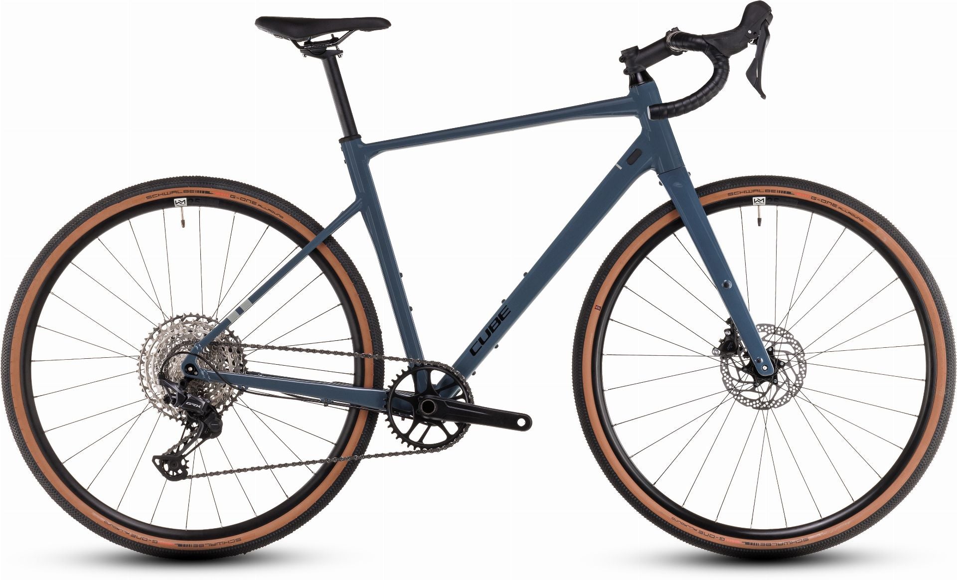 Cube Nuroad EX Gravelbike Diamant whale ́n ́black - 46 cm/XXS