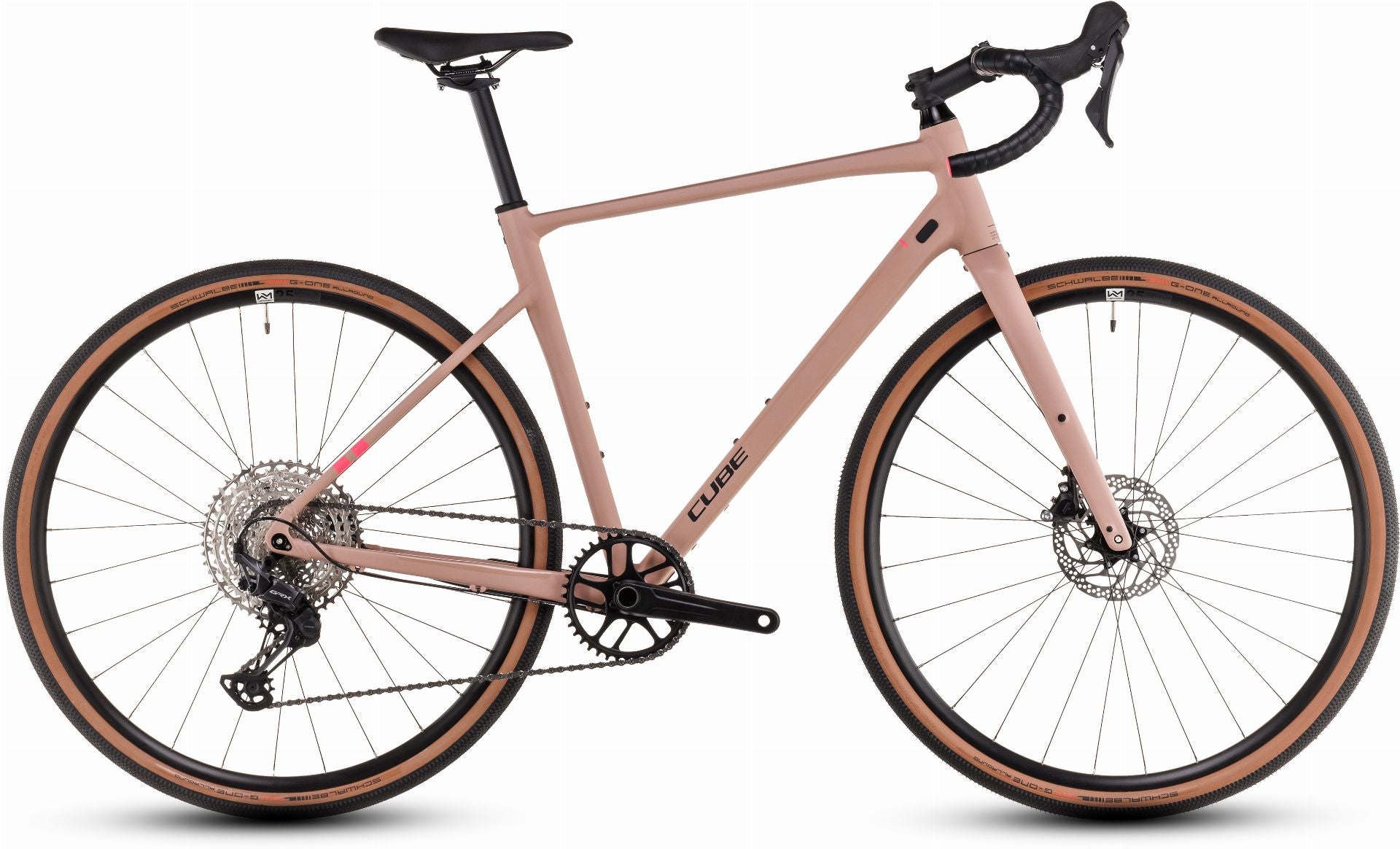 Cube Nuroad EX Gravelbike Diamant blushrose ́n ́pink - 50 cm/XS