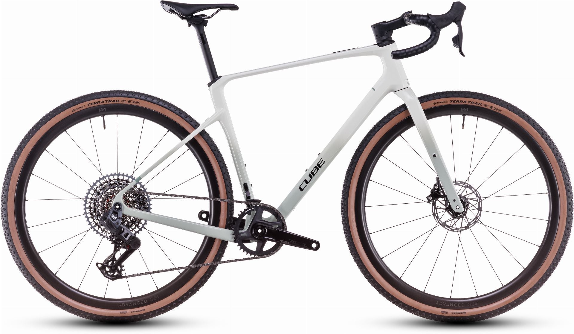 Cube Nuroad C:62 EX Gravelbike Diamant 28" desertstone ́n ́green - 53 cm/S