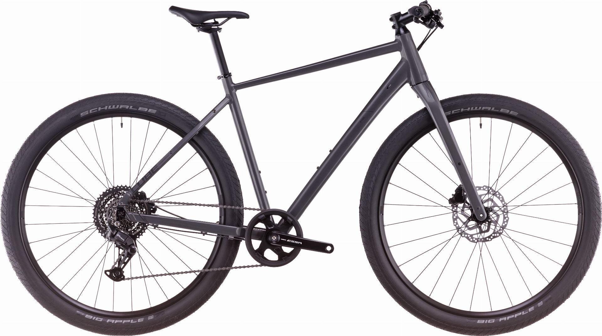 Cube Hyde One Cityrad Diamant 28" graphite ́n ́black - 50 cm