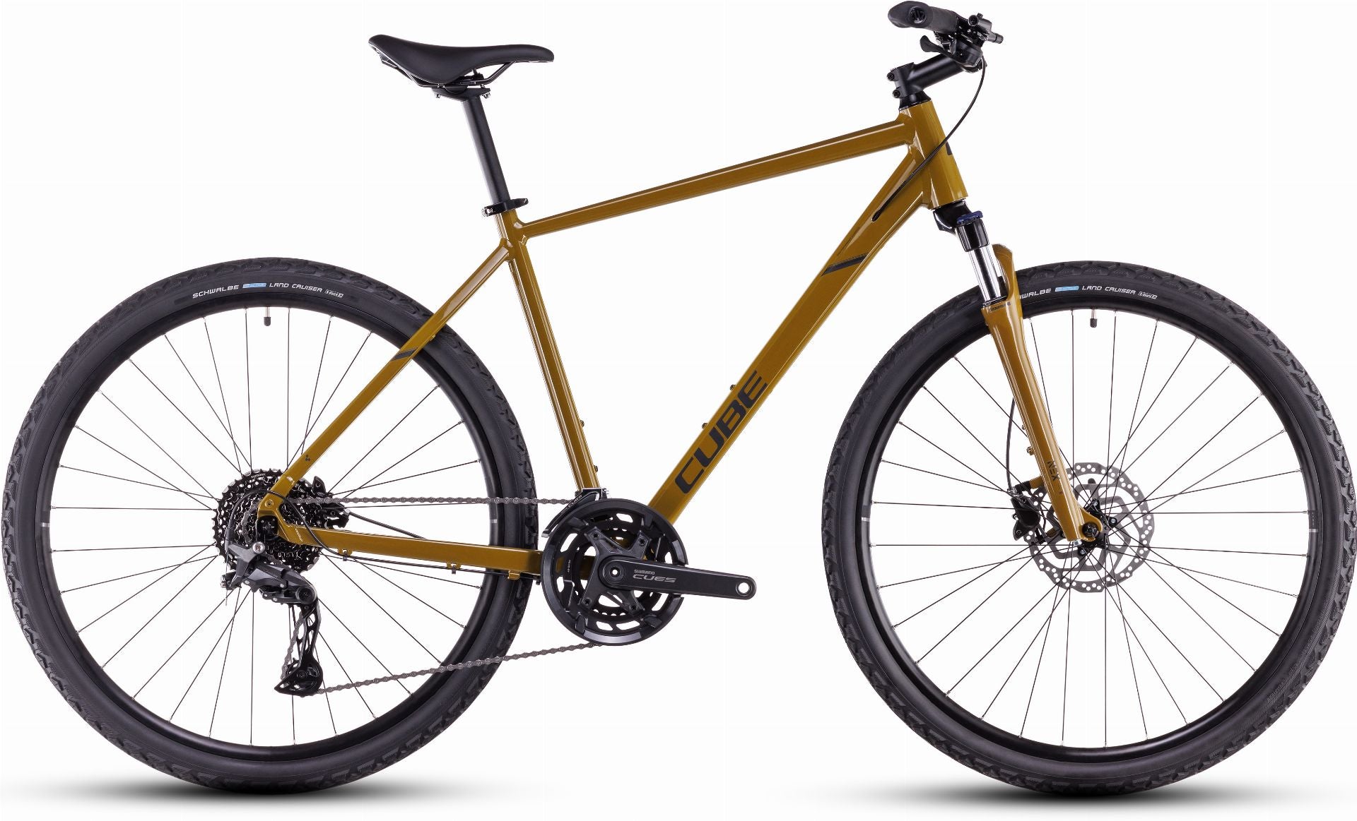 Cube Nature Pro Crossrad Diamant 28" willowgreen ́n ́black - 46 cm