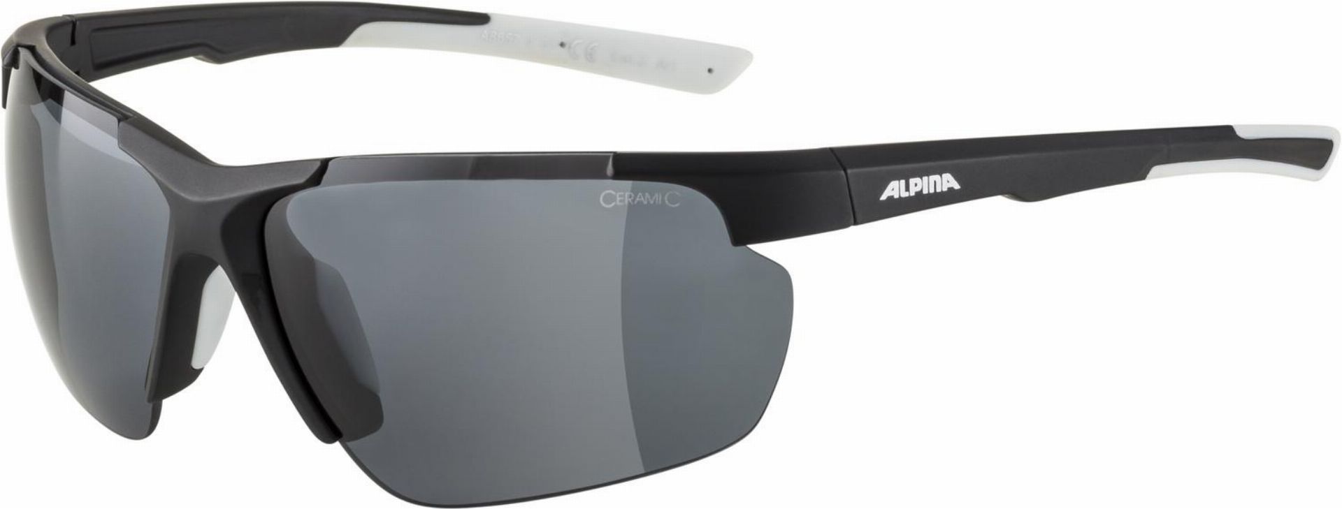 Alpina Defey HR Sportbrille black-white/ceramic black