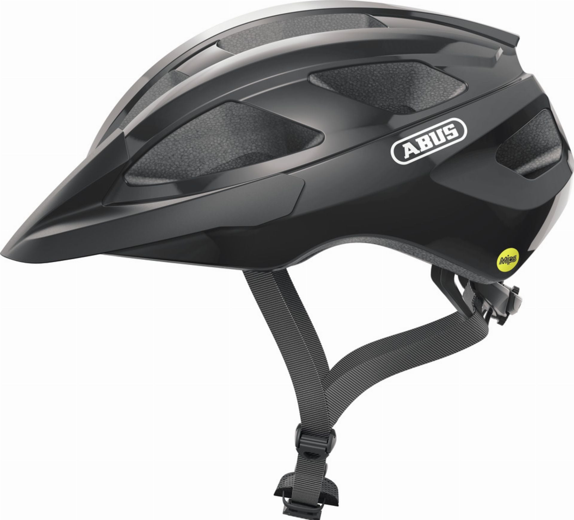 Abus Macator Mips Rennrad-Helm shiny black - S (51-55 cm)