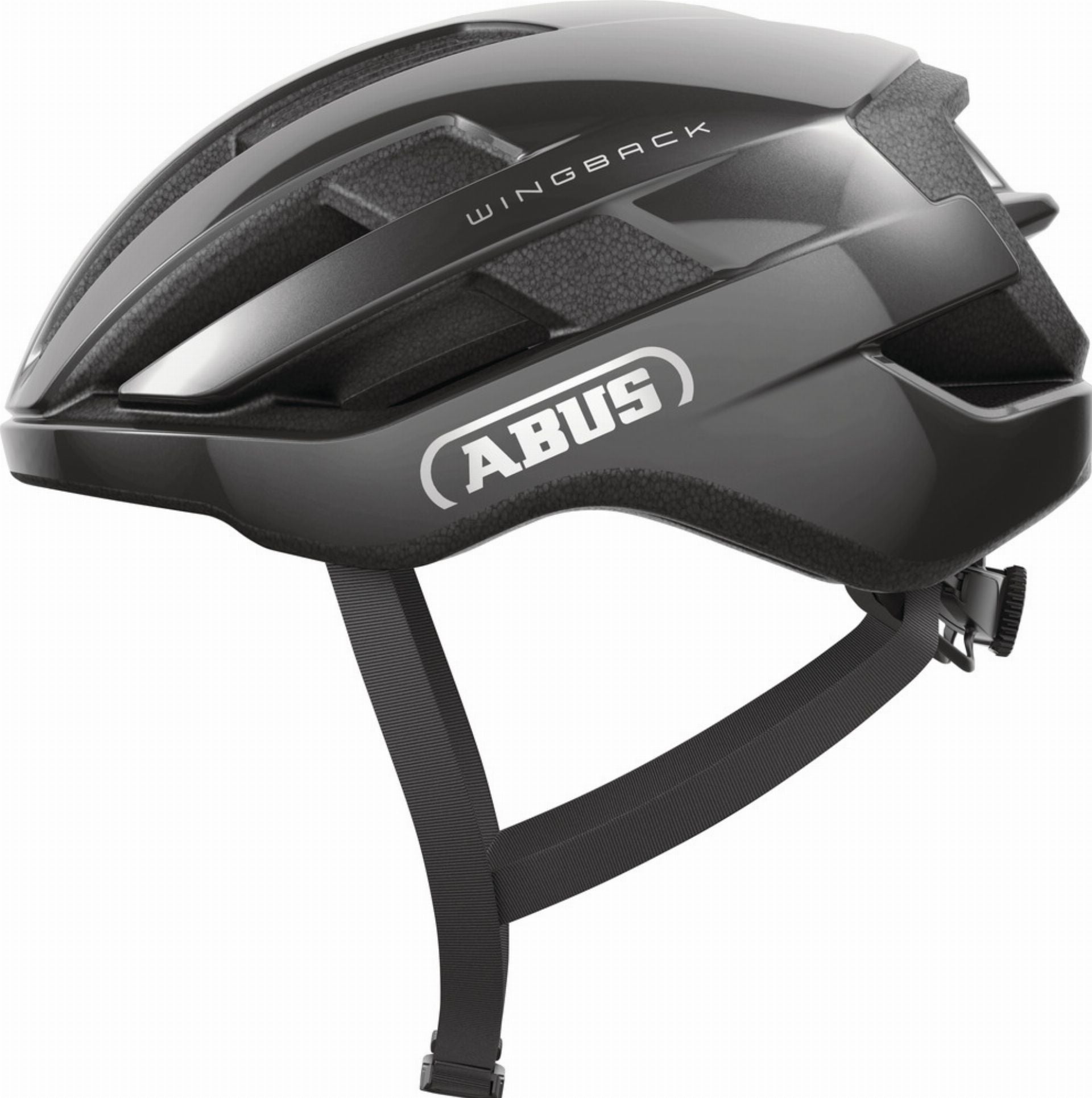 Abus WingBack Rennrad-Helm titan - L (57-61 cm)