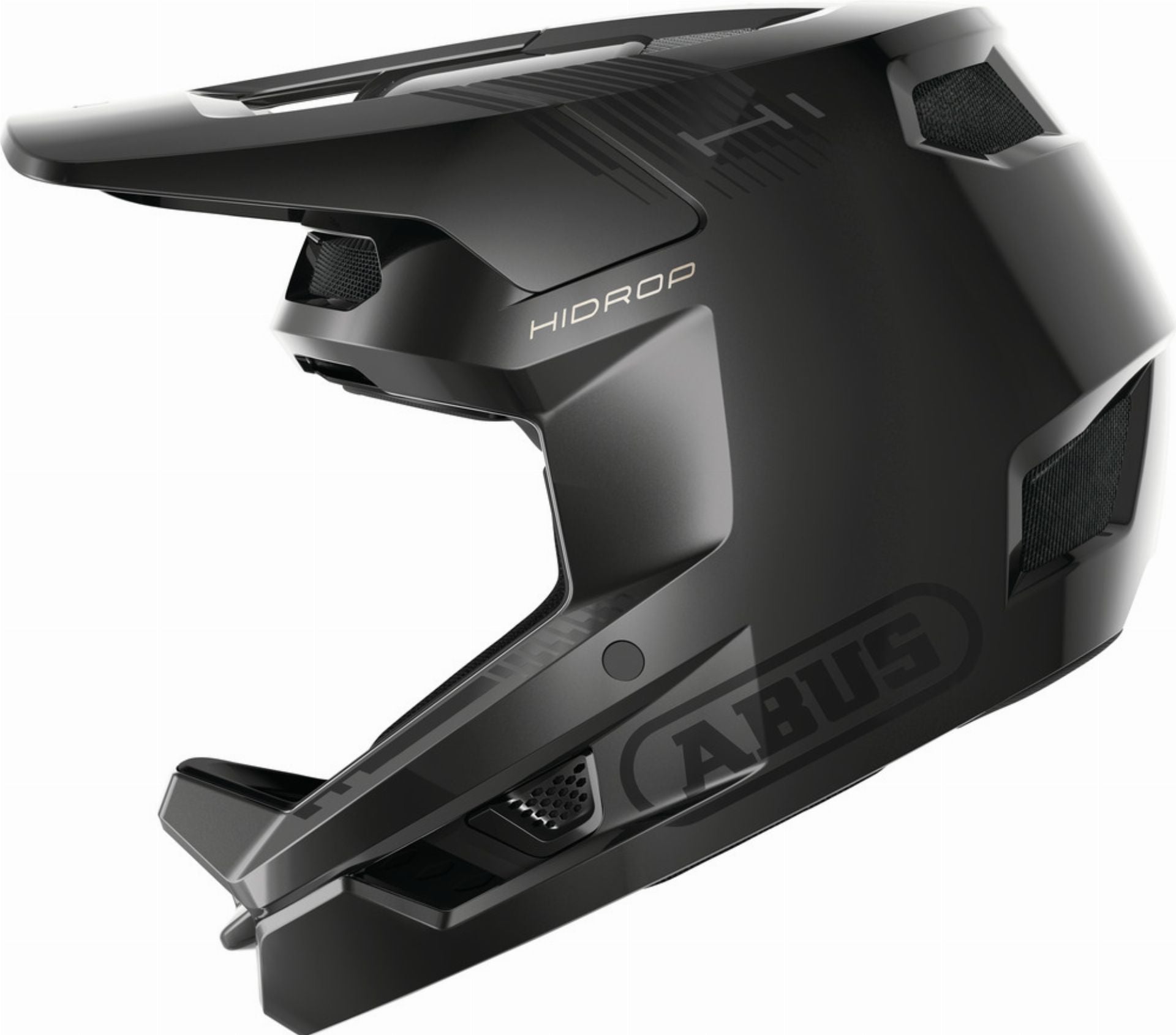 Abus HiDrop MTB-Helm shiny black - S (55-56 cm)