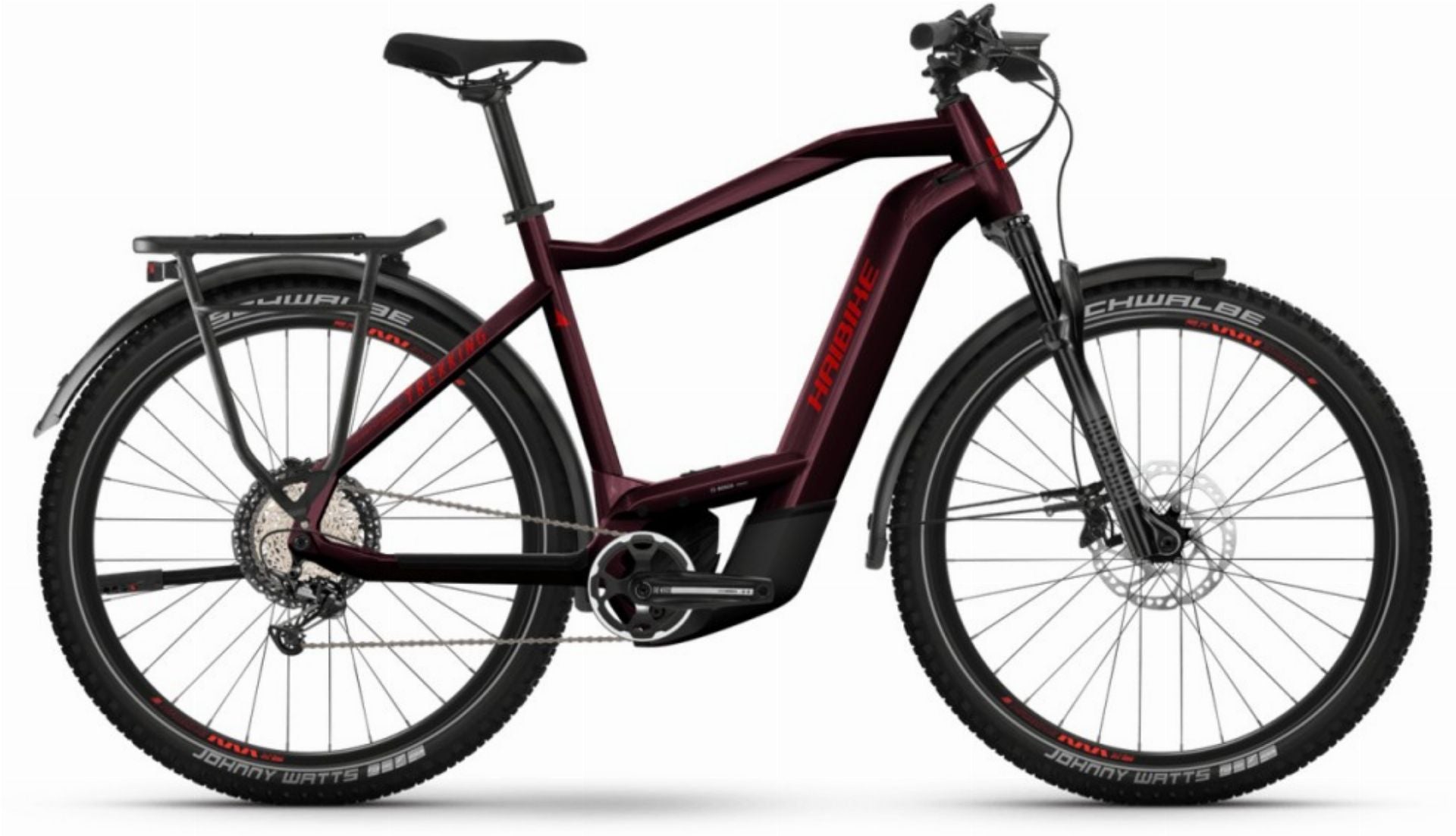 Haibike Trekking 11 750 Wh E-Bike Diamant 27,5" tuscan/neon red - gloss - 62 cm