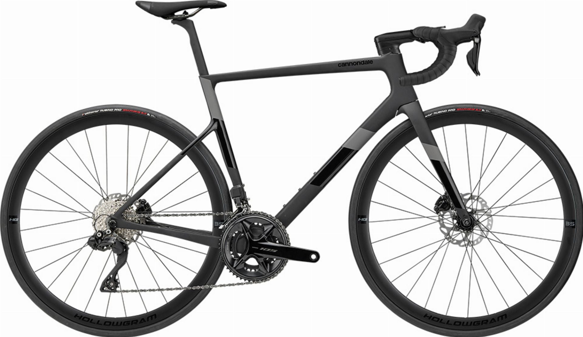 Cannondale SuperSix EVO Carbon Disc 105 Di2 Rennrad Diamant 28" matte black - 54