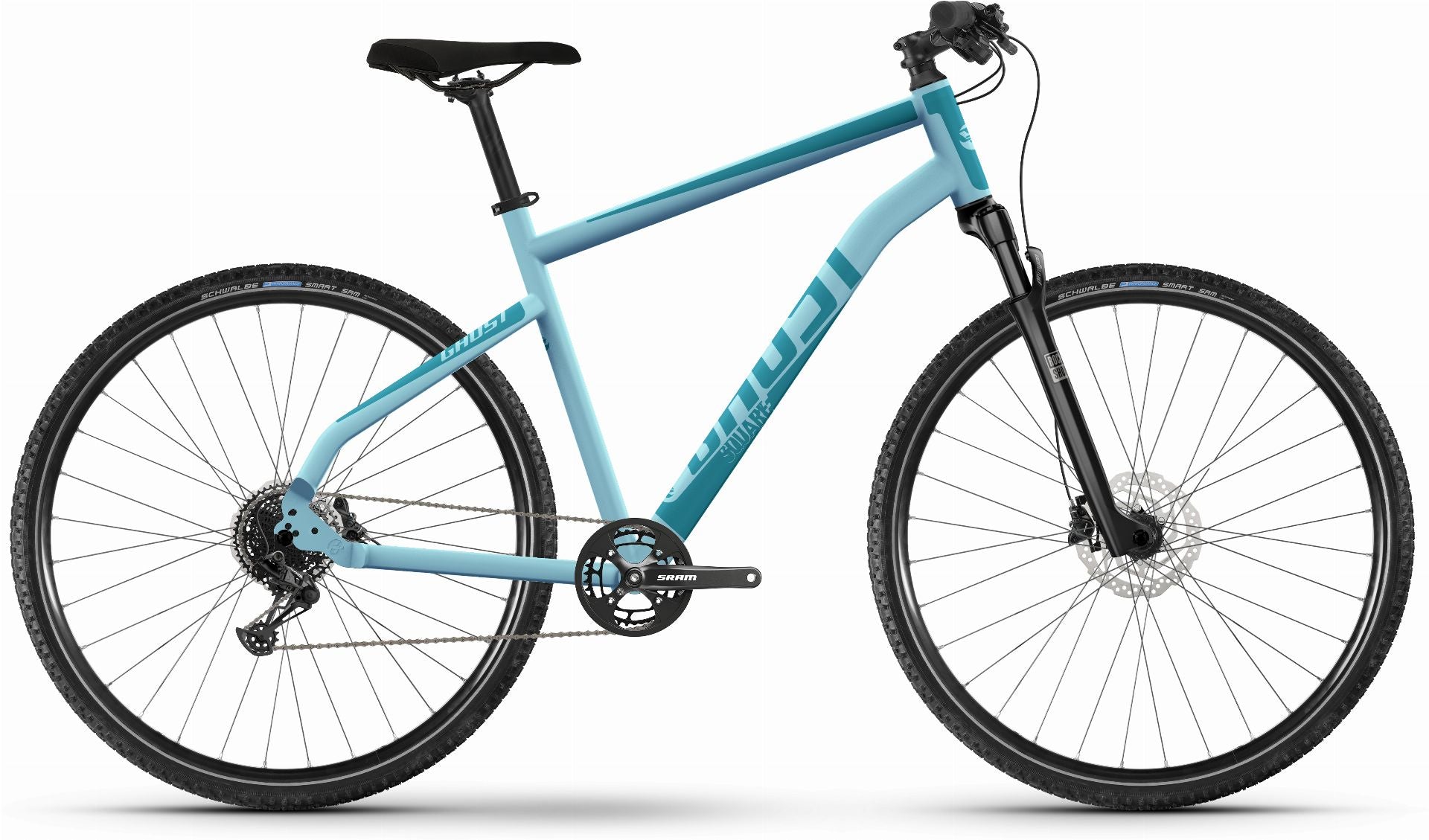 Ghost Square Cross Essential Crossrad Diamant 28" blue grey / dirty blue - matt - S