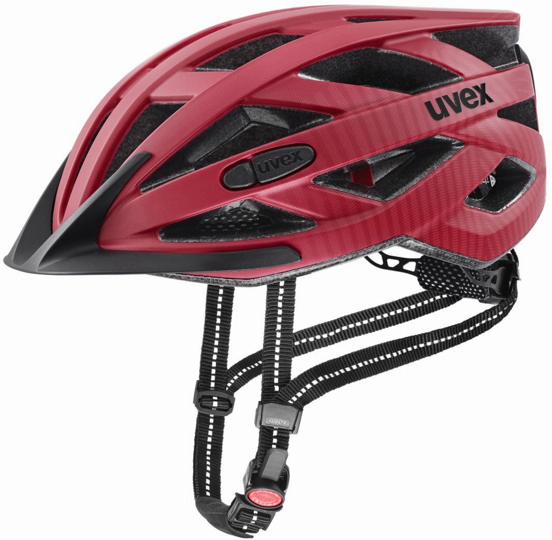 Uvex City I-VO Helm ruby red matt - 52-57 cm