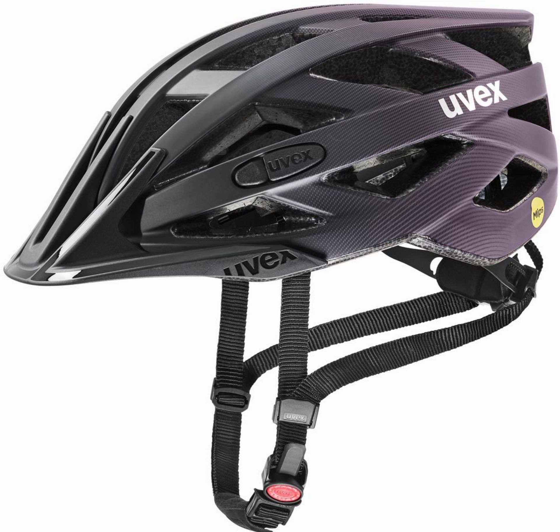 Uvex I-VO CC Mips Helm black-plum matt - 52-57 cm