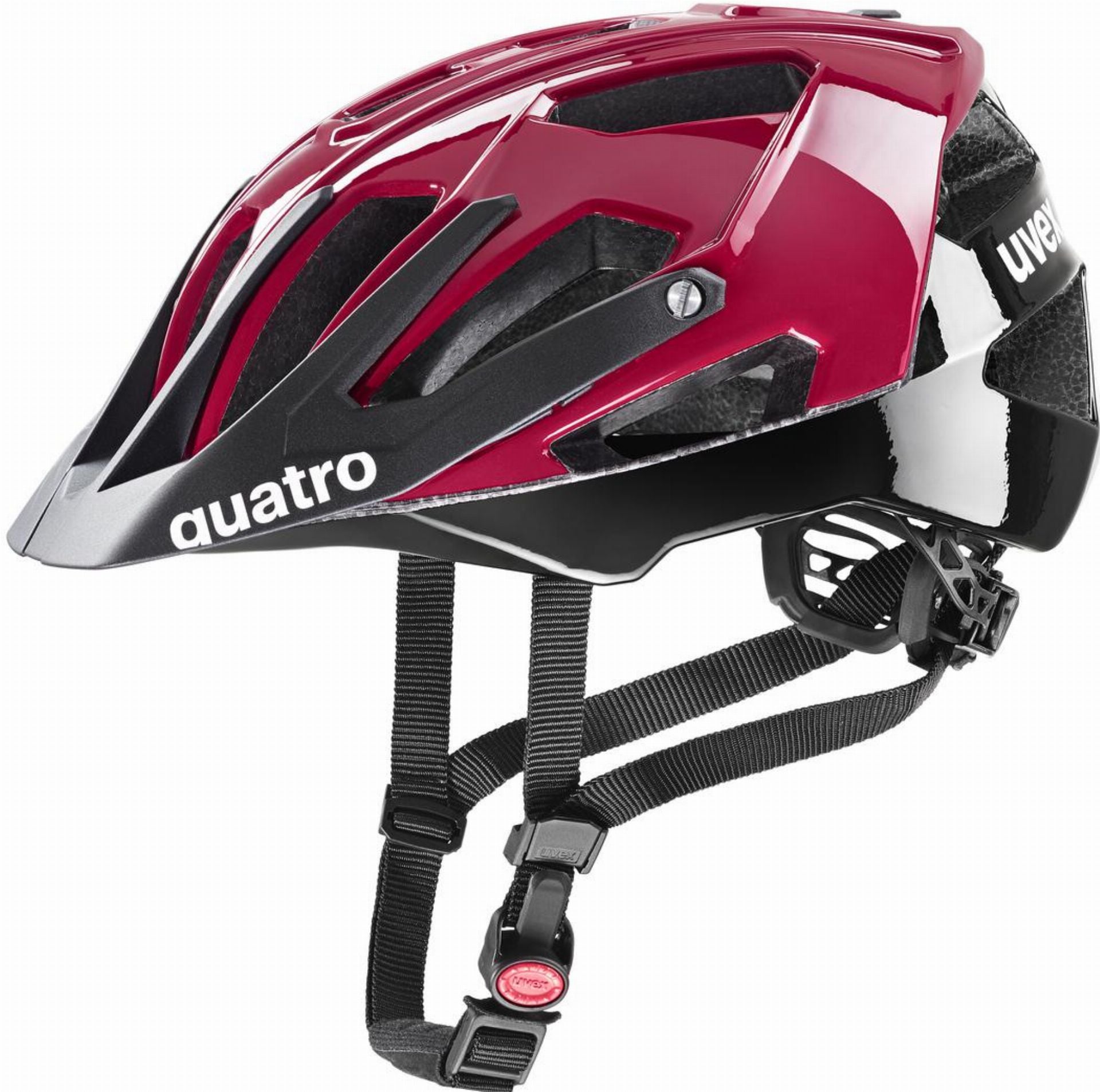 Uvex Quatro MTB-Helm ruby red-black - 56-61 cm