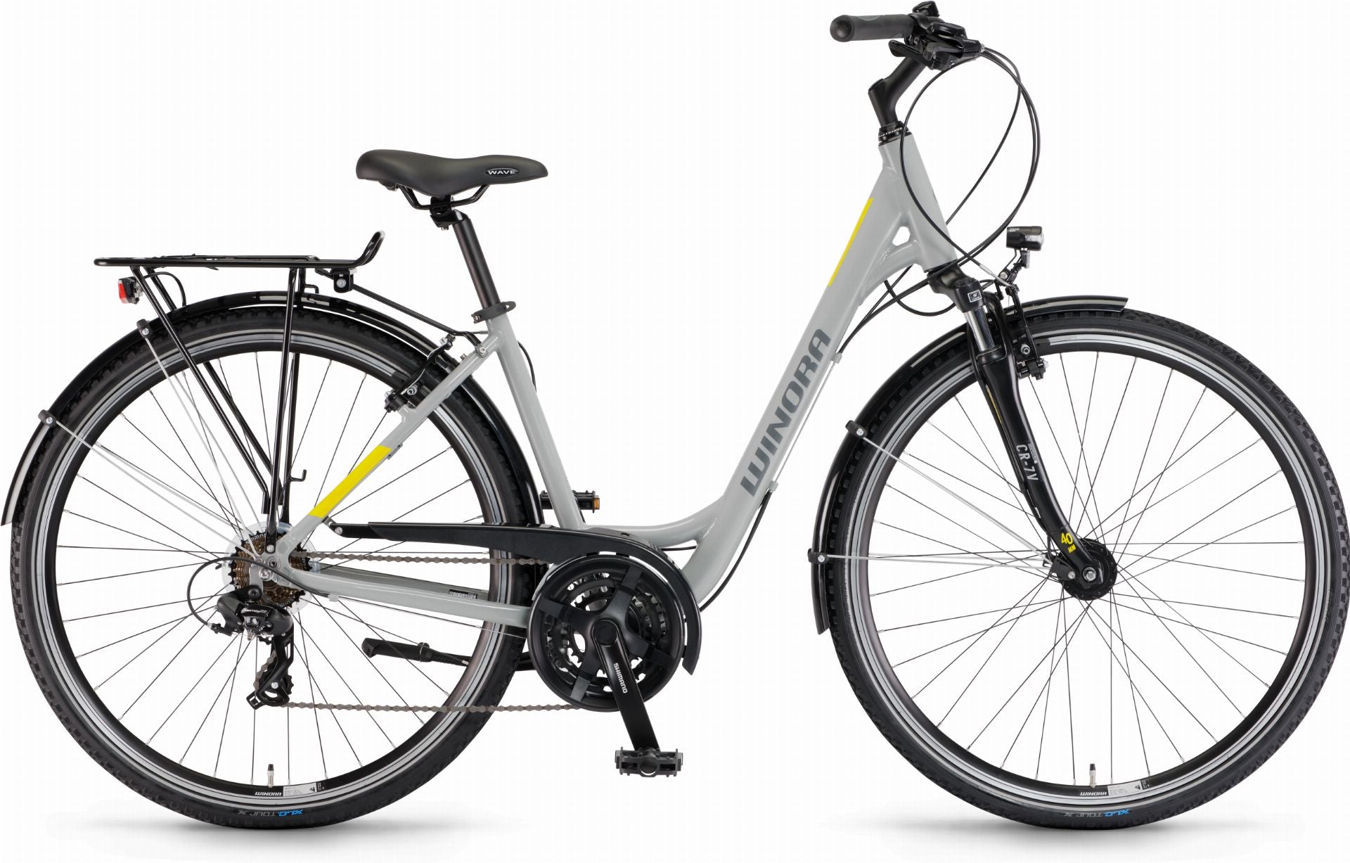 Winora Domingo 21 Trekkingrad Wave 28" silk grey - 50