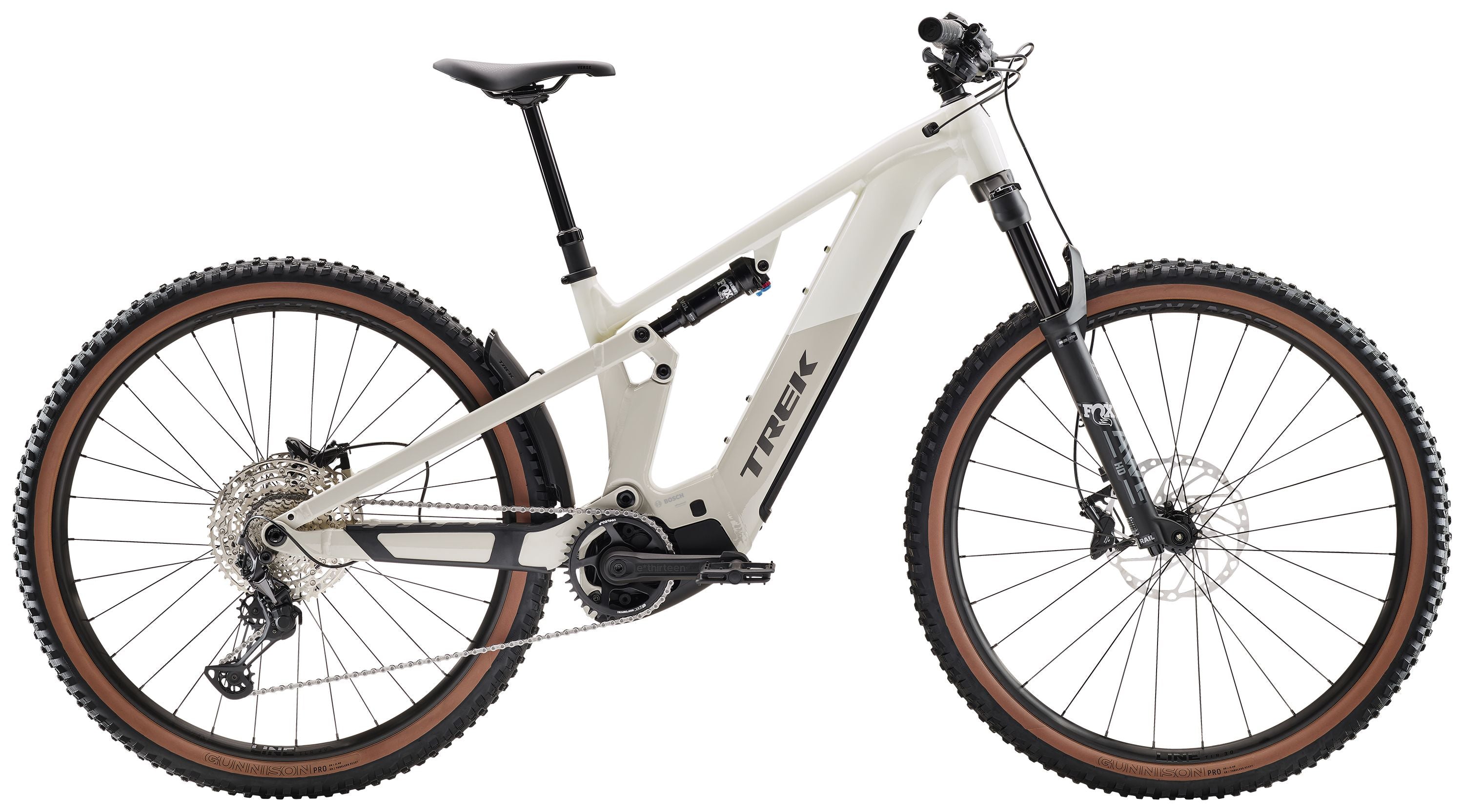 trek e-bike powerfly damen Trek Powerfly+ FS 6 800 Wh E-Bike Fully era white/buff beige – Biketech24