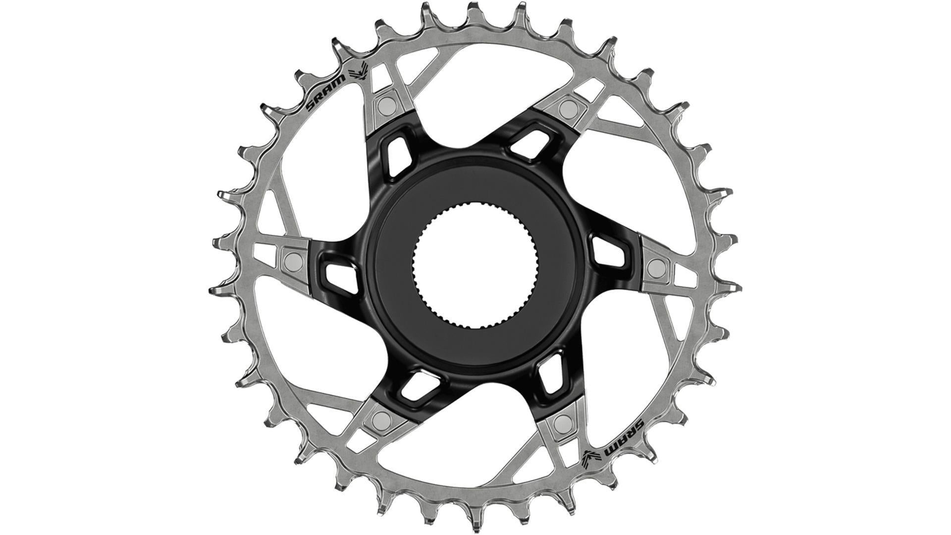 SRAM T-Type XX Eagle Steps Kettenblatt 12-fach Direct Mount Aluminium silber - 34T