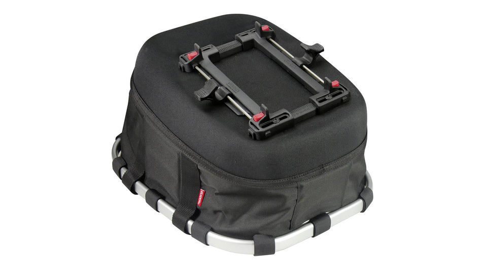 Klickfix Reisenthel Bikebasket GT Gepäckträgertasche mit Aluminumrahmen Uniklip 2 Schwarz