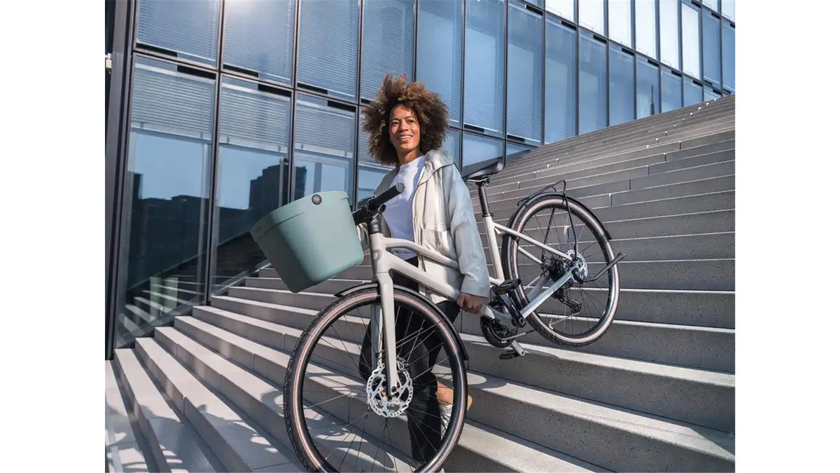 lenkerkorb für mountainbike KLICKfix Mio Basket Lenkerkorb granite black 18 L – Biketech24