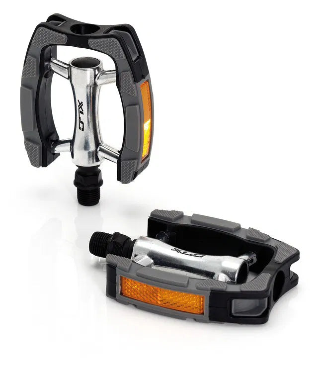 XLC City/Comfort Pedal PD-C07 Alu Kunststoffummantel schw./silber/grau