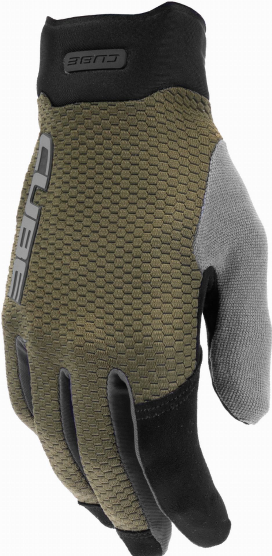 Cube Gravity TM Handschuhe lang olive´n´grey