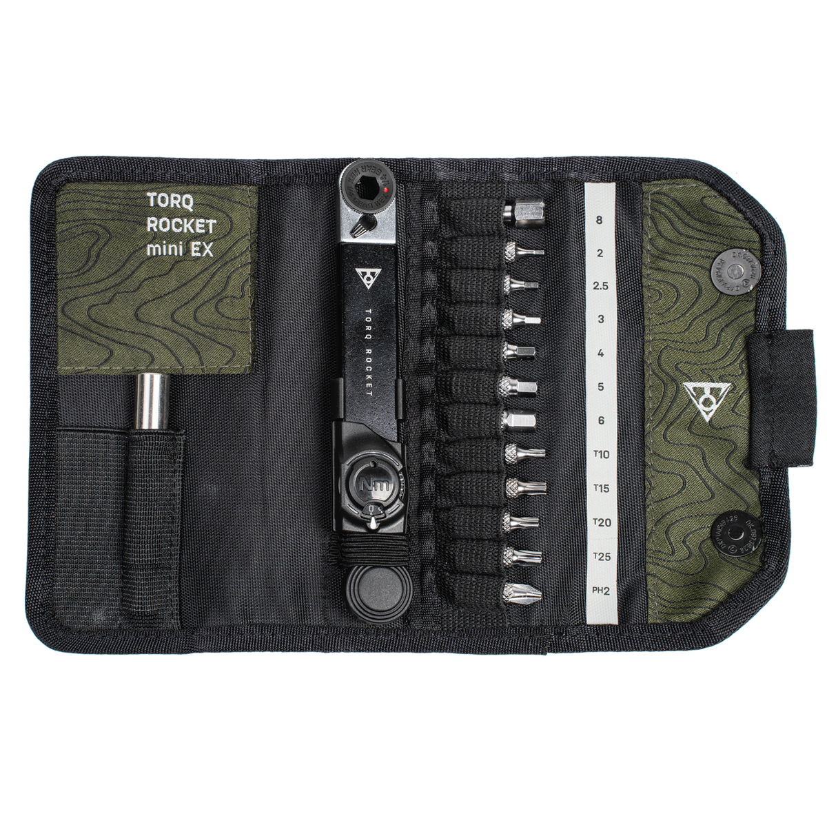 Topeak Torq Rocket mini EX, Kompakte Ratsche mit optionaler Drehmomentfunktion