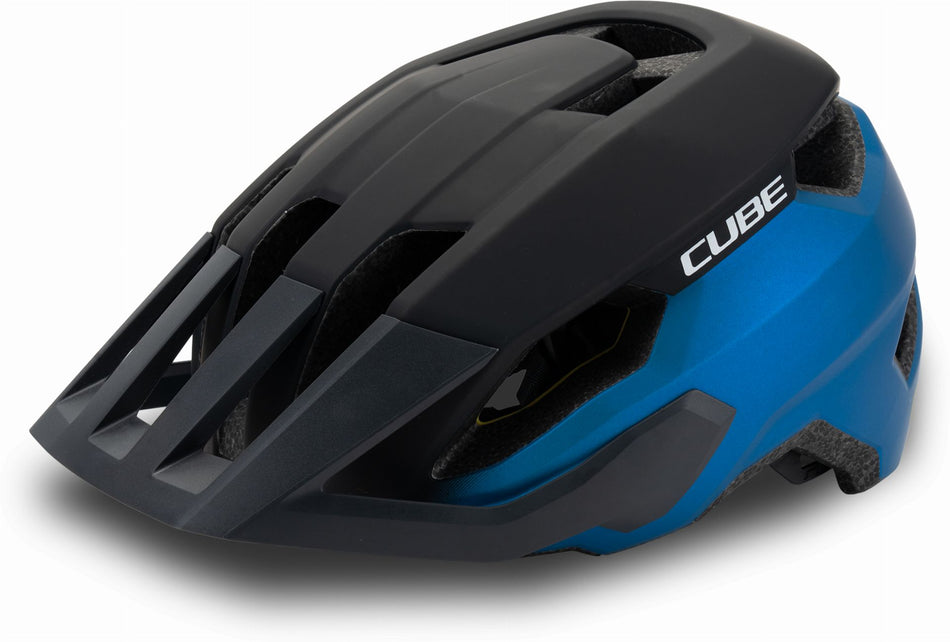 Cube Stray X Actionteam Mips MTB-Helm blue´n´grey