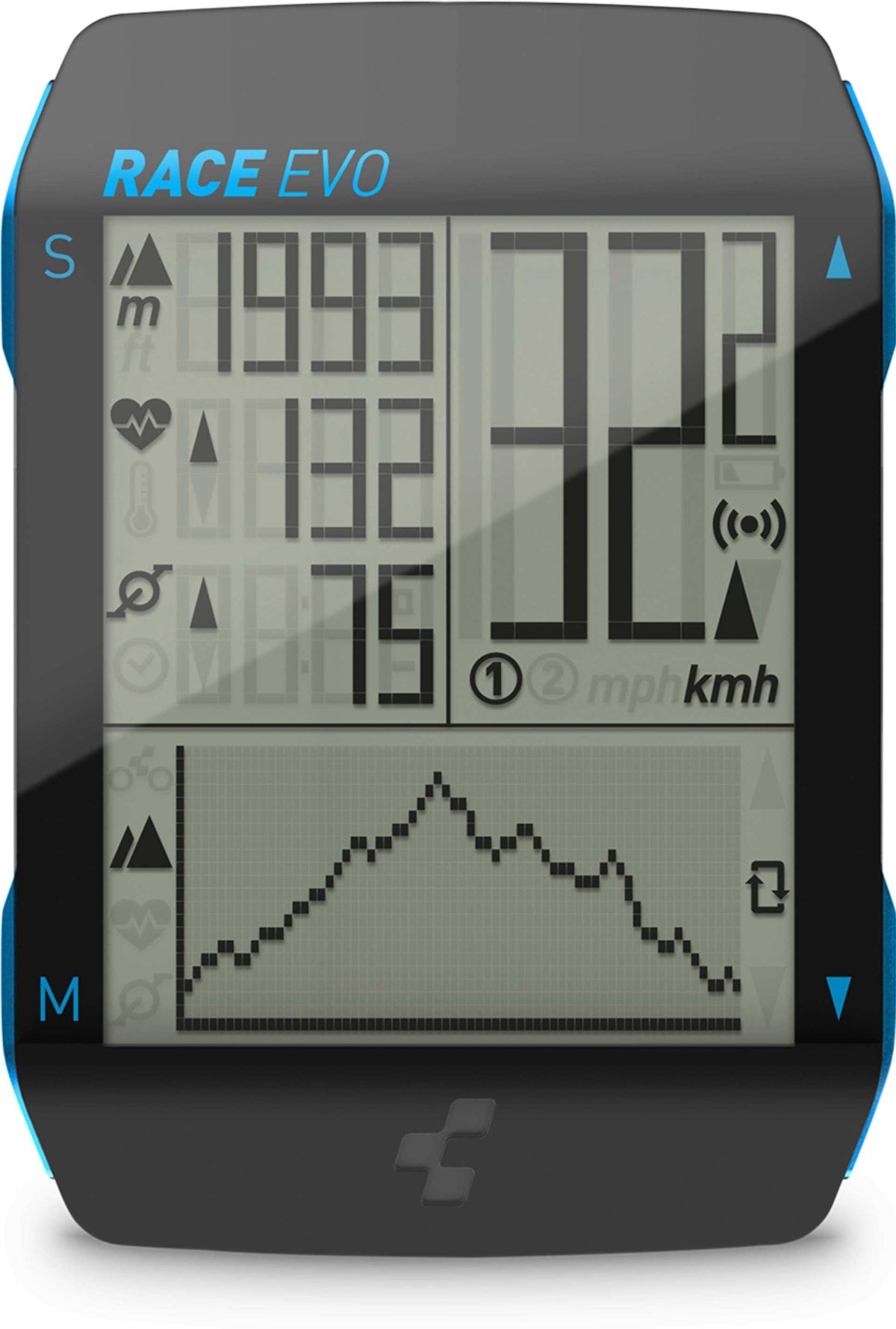 cube fahrradcomputer gps Cube Fahrradcomputer RACE EVO black´n´blue – Biketech24