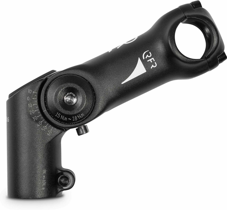 RFR erhöhter verstellbarer Vorbau TREKKING black 25,4 mm x 120 mm
