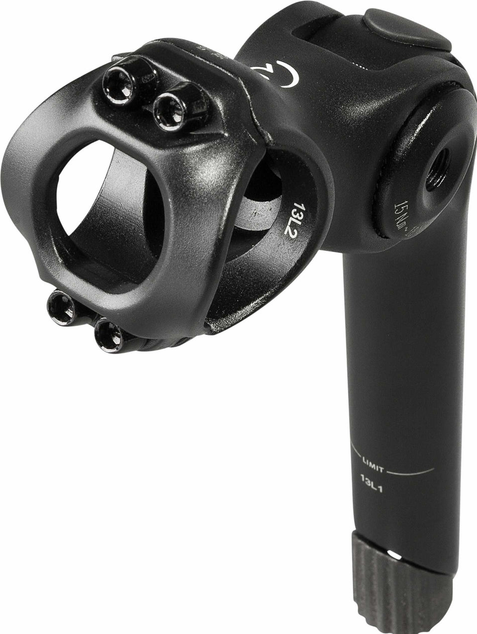 RFR verstellbarer Vorbau mit Schaft Trekking black 25,4 mm