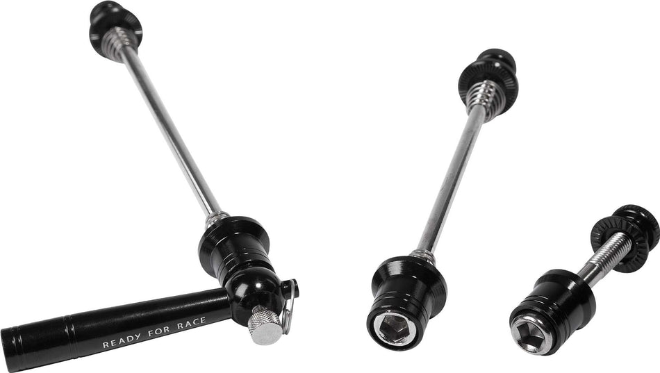 RFR Schnellspanner-Set mit Diebstahlschutz VR/HR u. Sattel-Diebstahlschutz