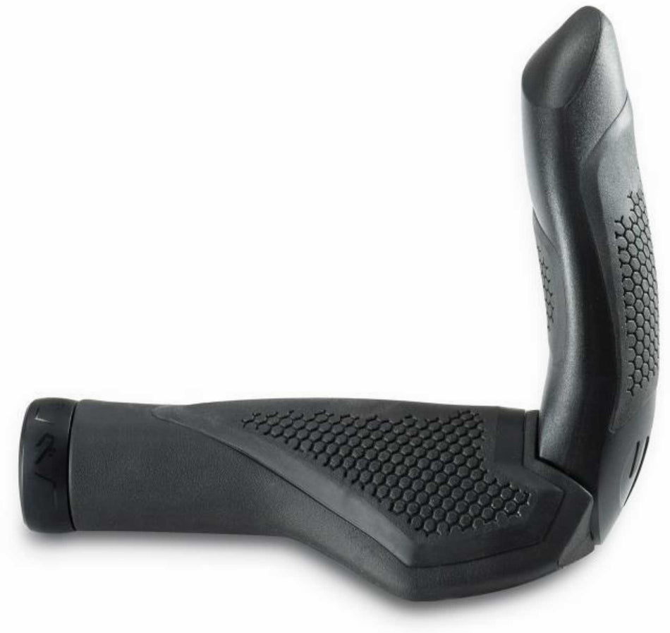B-Ware - CUBE Natural Fit Griffe COMFORT Bar Ends Large black´n´grey (Gebrauchtware)
