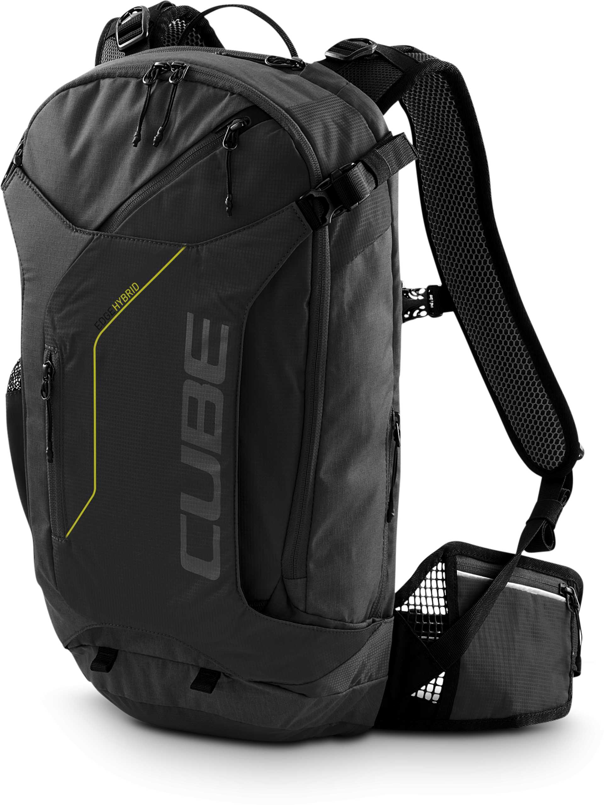 CUBE Rucksack EDGE HYBRID black ́n ́lime