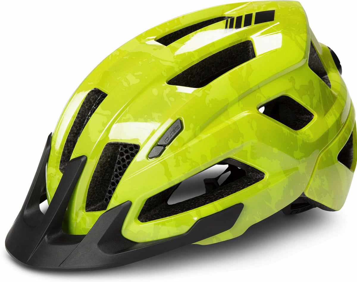 Cube Helm STEEP glossy citrone - S/49-55 cm