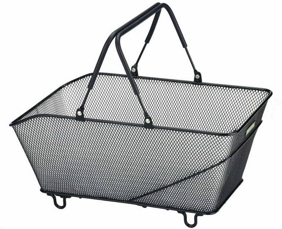 Racktime Baskit Trunk Gepäckträgerkorb mit Snapit-Adapterplatte large schwarz