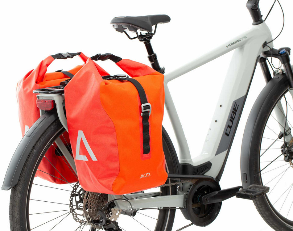 ACID Fahrradtasche TRAVLR 20/2 flame´n´black