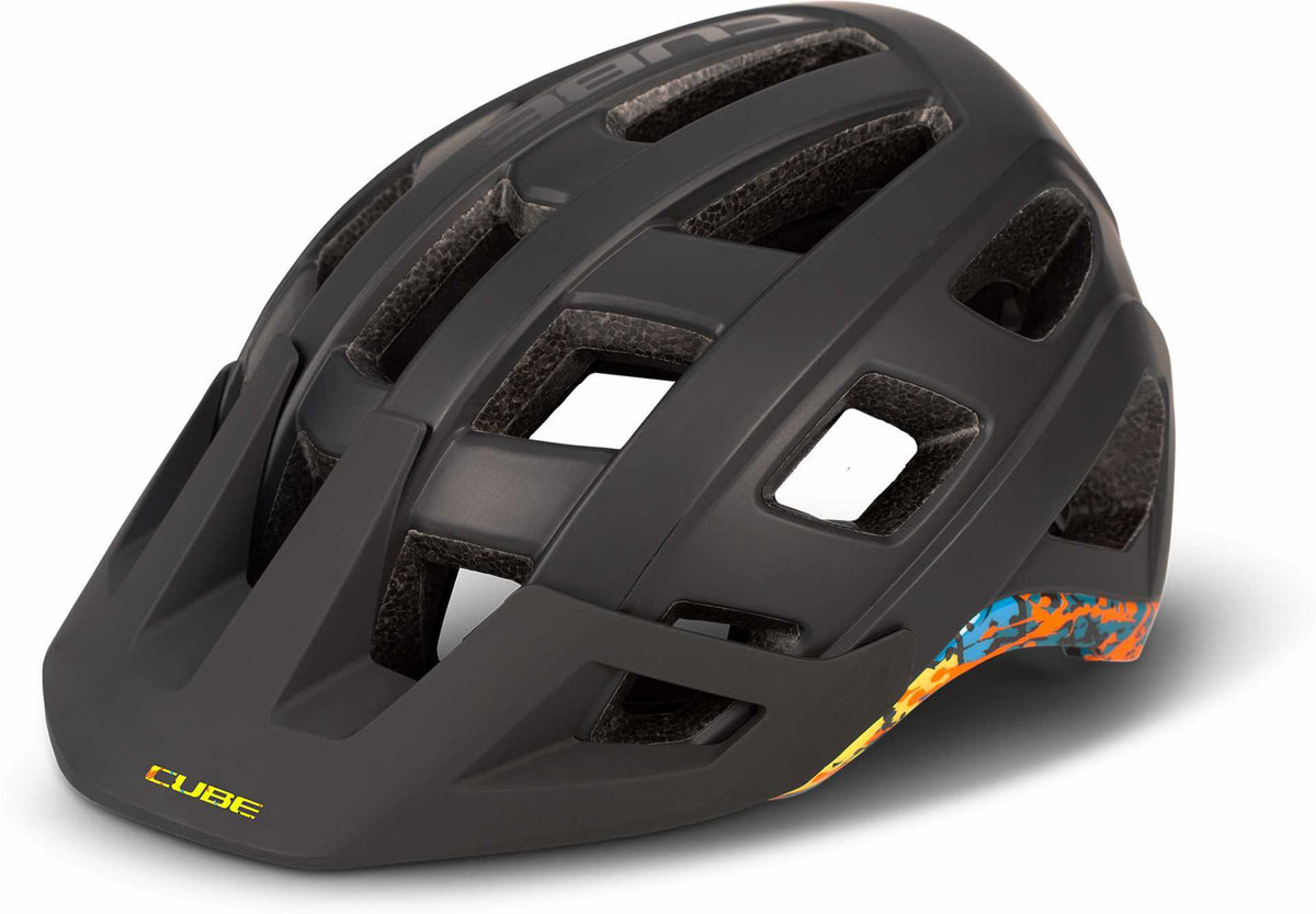 Cube Helm BADGER black ́n ́splash - M (56-59 cm)
