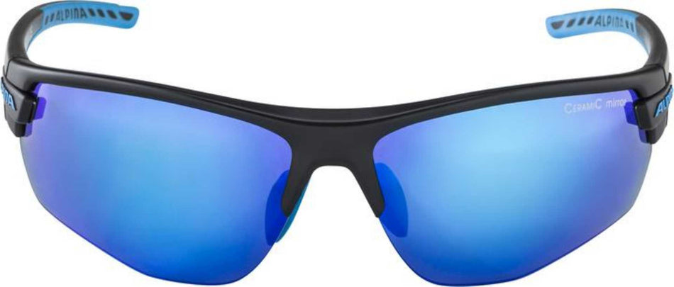 Alpina TRI-SCRAY 2.0 HR CMB/CMO/CC Brille black matt-cyan