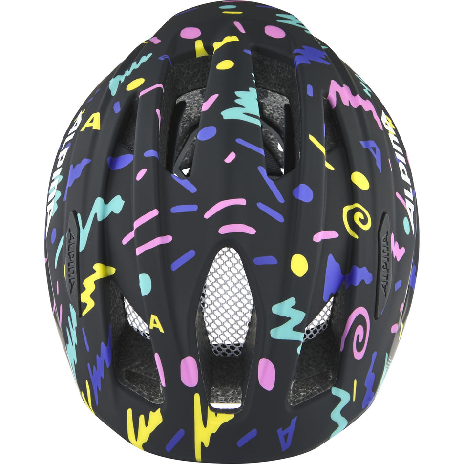 Alpina Pico Kinder-Helm black-confetti gloss 50-55 cm