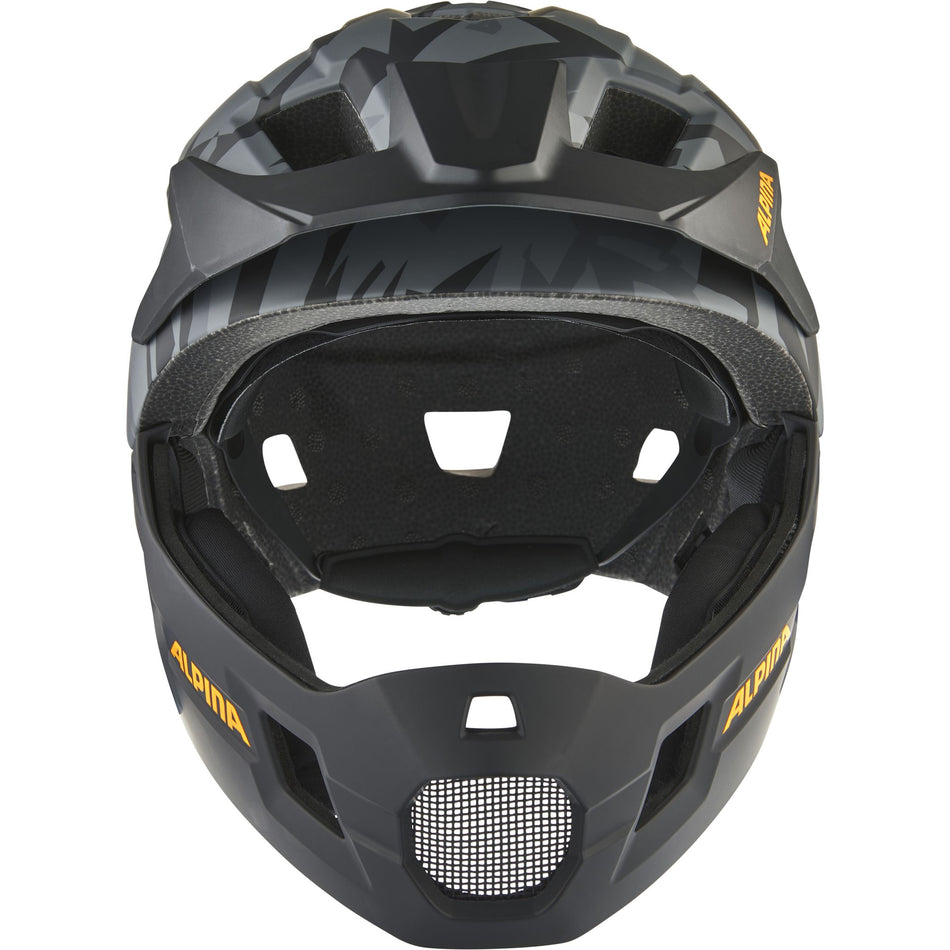 Alpina Rupi MTB-Helm black-camo orange matt 50-55 cm