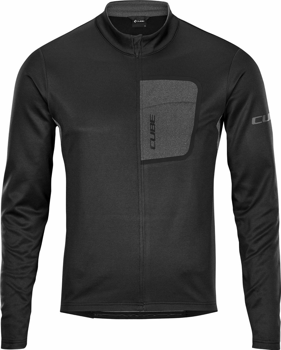 CUBE ATX Trikot Full Zip langarm black