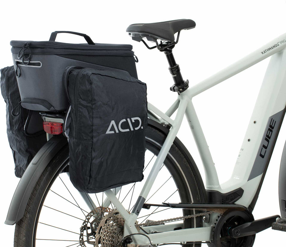Acid Gepäckträgertasche Trunk City RILink black 8+7