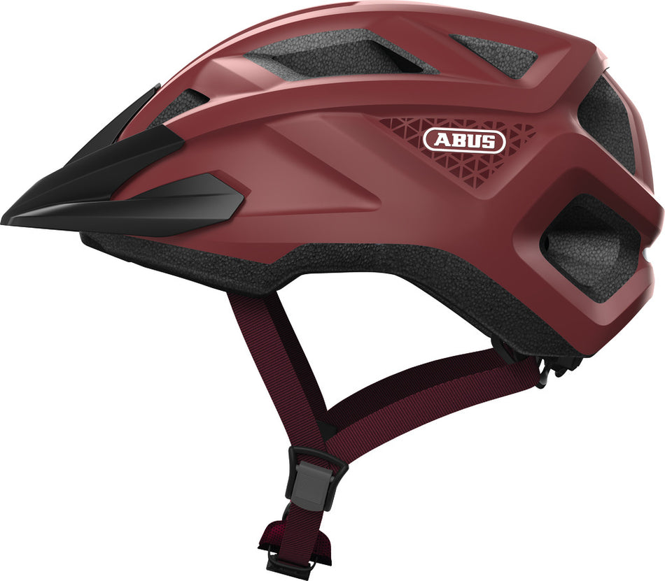 Abus MountZ Kinder-Helm russet red