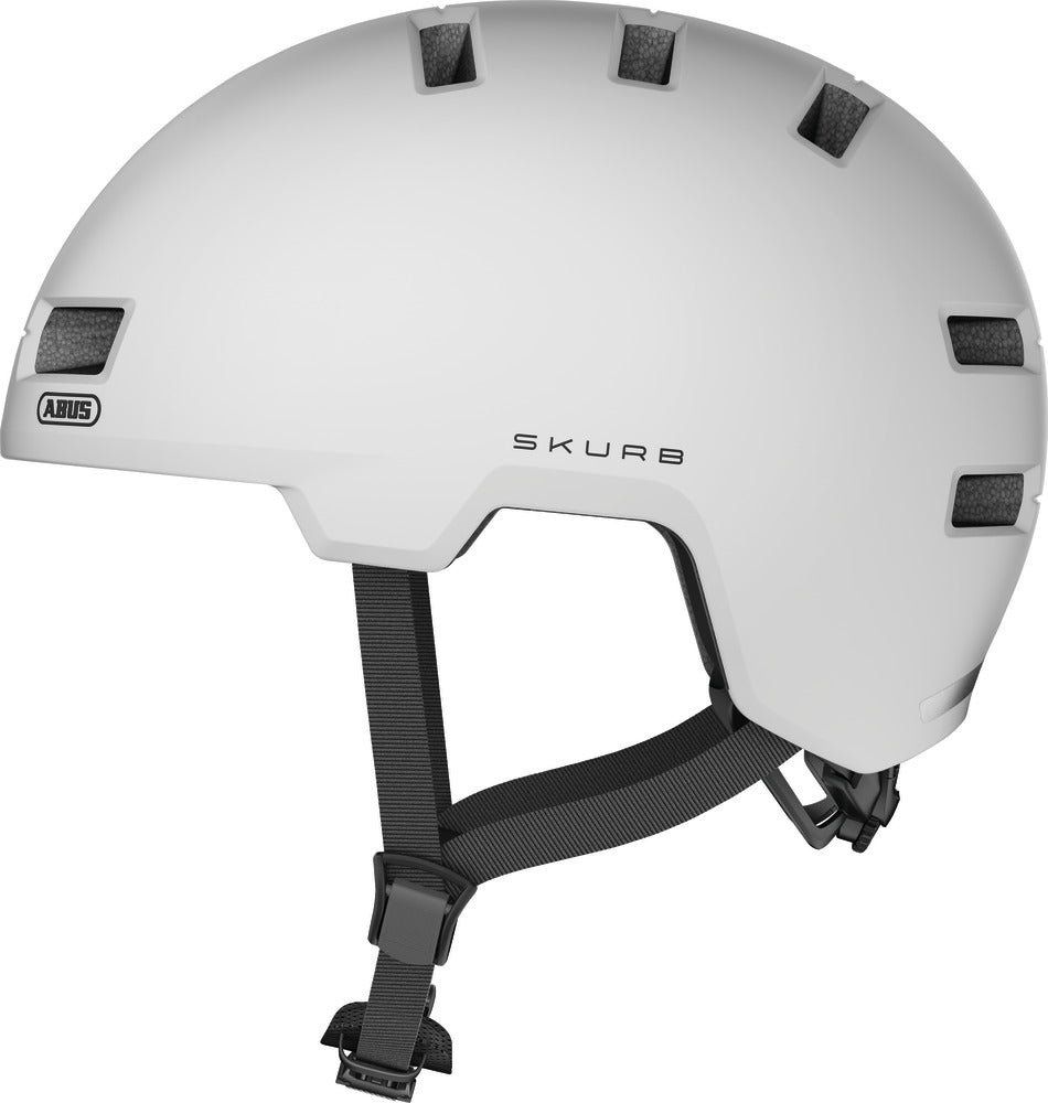 Abus Skurb Helm pearl white