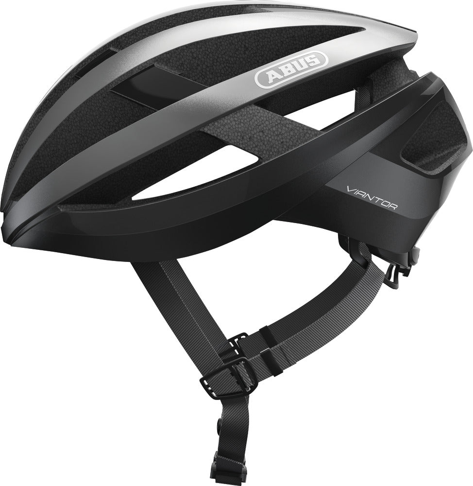 Abus Viantor Rennrad-Helm dark grey - S (51-55 cm)