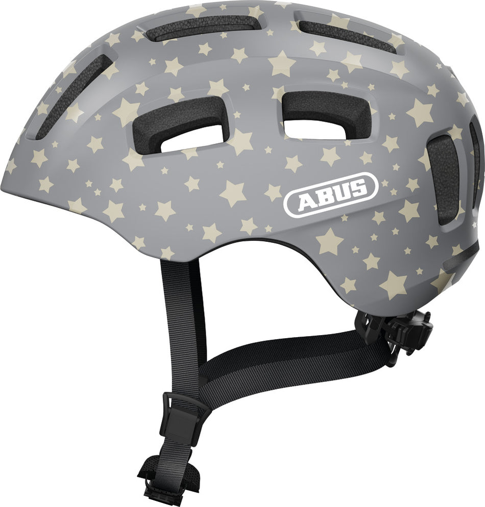 Abus Youn-I 2.0 Kinder-Helm grey star