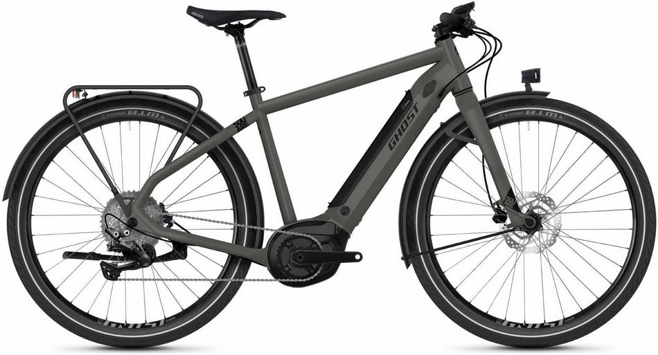 Ghost E-Square Travel B4.7+ 500 Wh E-Bike Herren 27,5" rock/jet black