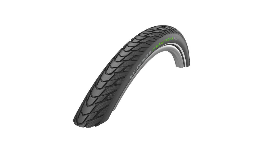 Schwalbe Marathon E-Plus Addix E Performance Line, Tube, Drahtreifen 28" TwinSkin, Smart DualGuard black-reflex