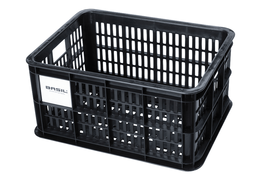 Basil Crate Fahrradkasten schwarz