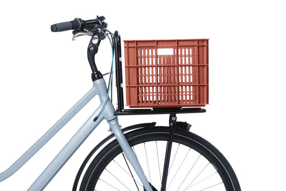 Basil Crate Fahrradkasten terra red